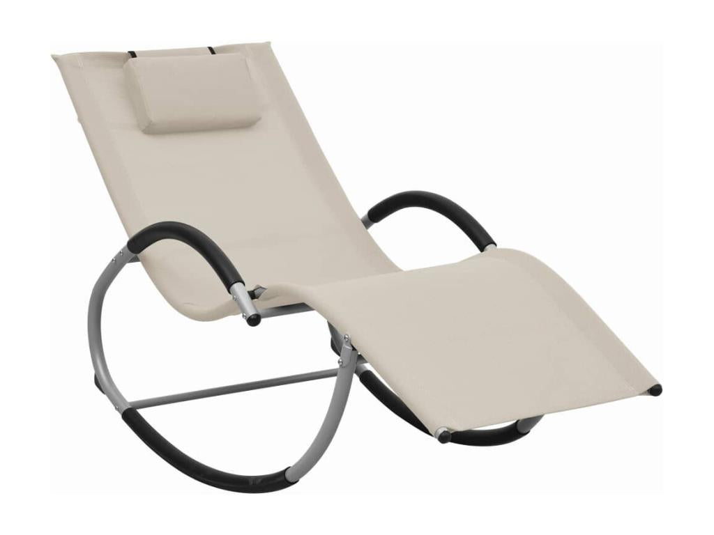 Cream sun lounger/bath chair, 155x65x83 cm, 02 0012556 QDHK07065