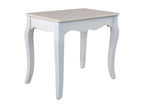 White wooden corner table 53x35x47h LGHZ32892