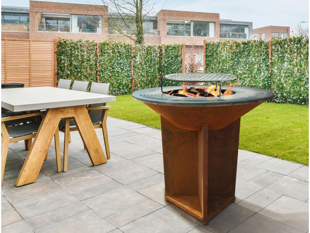 XNWA94060 Fire pit barbecue with 100cm steel plate
