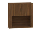 Wall-mounted cabinet, brown oak, 80x33x80 cm, engineered wood, GSJB42062