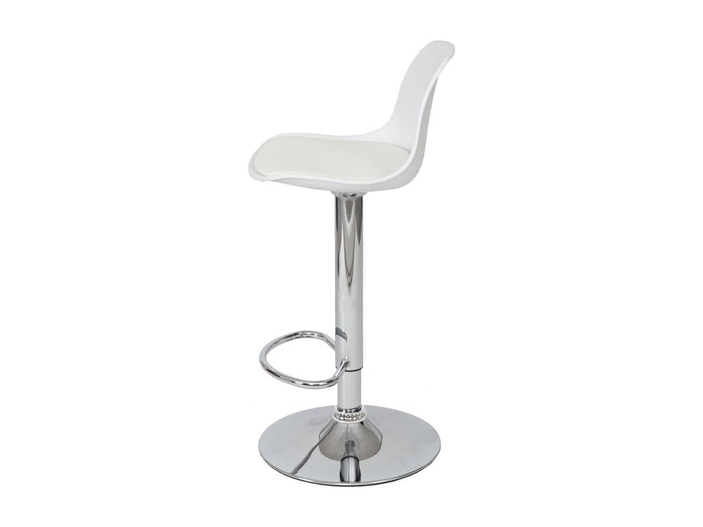 Elariva-B14 bar stool set of 2 white UAHA55798