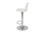 Elariva-B14 bar stool set of 2 white UAHA55798