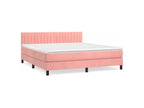 Boisona bed base with Rose 160x200 Velvet mattress FBKD35699