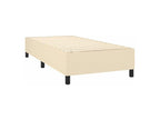 Boisona bed base with cream mattress 80x200 fabric YNPQ35421