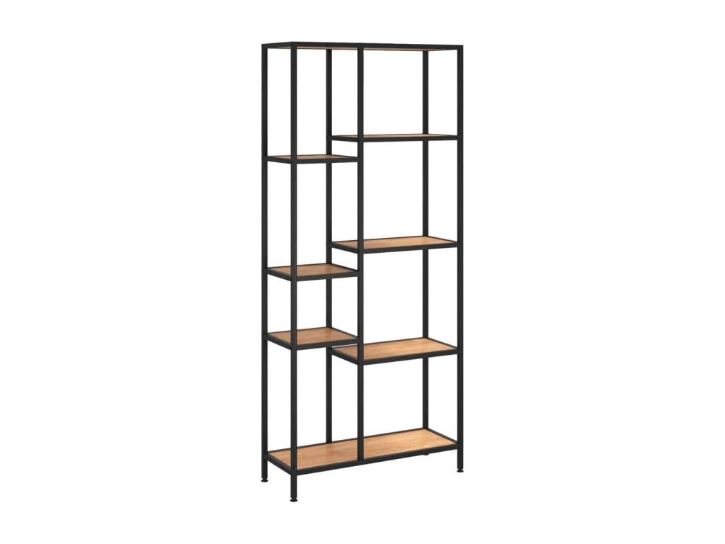Bookshelf 80x30x180 cm Steel and engineered wood BJHK05283