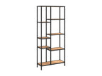 Bookshelf 80x30x180 cm Steel and engineered wood BJHK05283