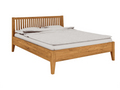 Boisona 1 - 160x200 cm bed in natural oiled wild oak OFOA61095