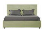 Boisona YTRW68095 Upholstered Bed without Mattress 160x210 cm, Green Microfiber