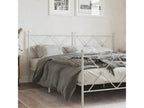 White metal headboard 180 cm ILXL96095