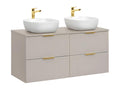 Boisona Cashmere 120cm Double Sink Vanity Unit FGJO37254