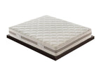 Pocket spring and memory foam mattress, 9 comfort zones, 22 cm high, 105x200 cm, SWLQ96597