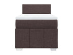 Boisona bed base with mattress, dark brown, 80x200 cm, LQCW37299