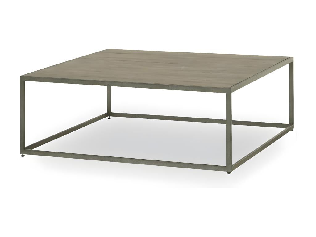 Coffee Table, Wood, 110x110x40cm, Grey - Boisona XOBG77179