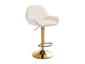 Bar stool - Velvet / Metal - Cream - Elariva XAAI63827