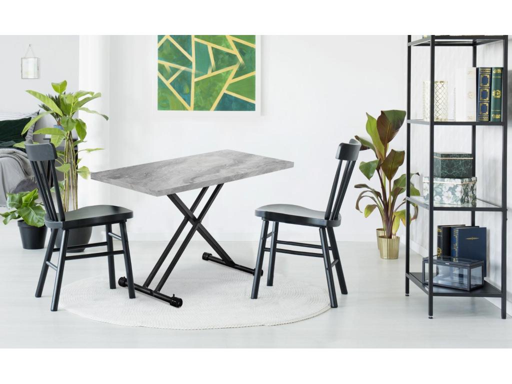 Lift-Top Coffee Table 120cm Grey XRNV38586