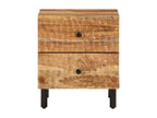 Bedside table 40x33x46 cm Solid Nobelea wood FHQF13952