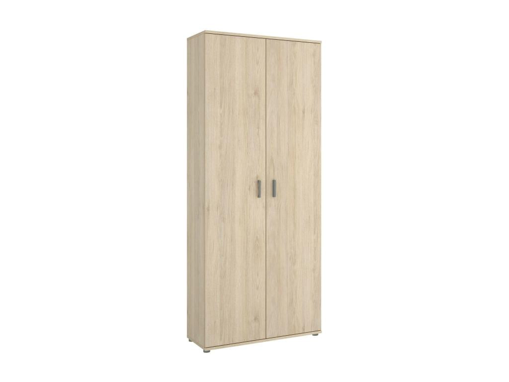 Boisona Multipurpose Cabinet, Multifunctional Broom Holder, 2-Door Cabinet, 78x35x190 cm, Oak, ETWI74918