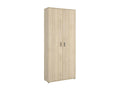 Boisona Multipurpose Cabinet, Multifunctional Broom Holder, 2-Door Cabinet, 78x35x190 cm, Oak, ETWI74918