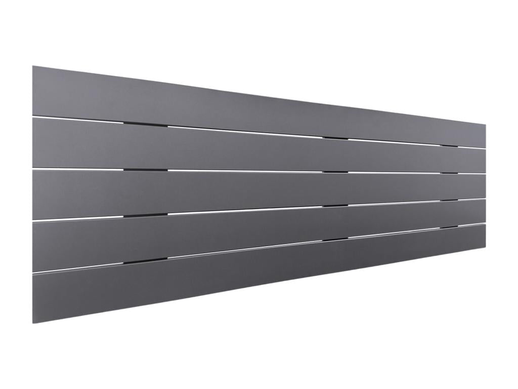 Boisona Recycled Wood Headboard DM Style Horizontal Pallet 160x46cm for 150/160cm Beds - Solid Grey QJQX68128