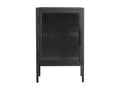 Black iron bedside table 45x35x70 cm DZTV03963
