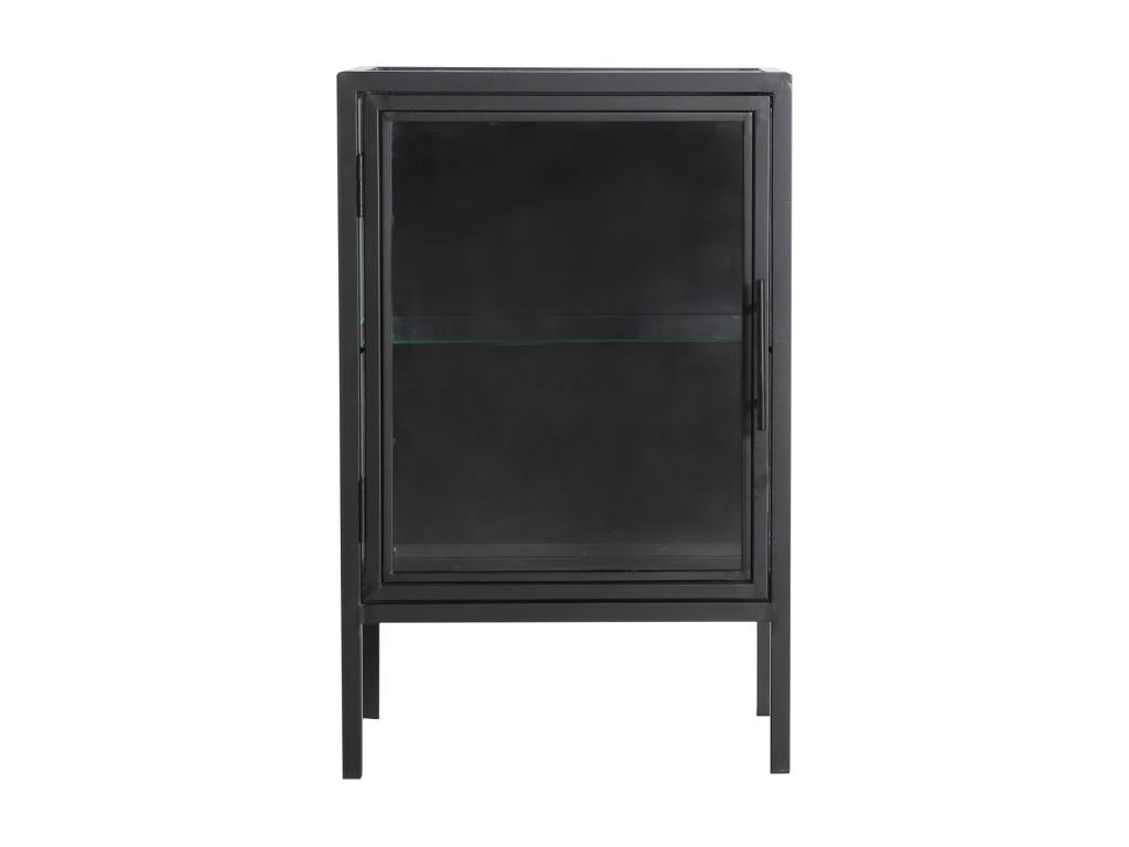 Black iron bedside table 45x35x70 cm DZTV03963