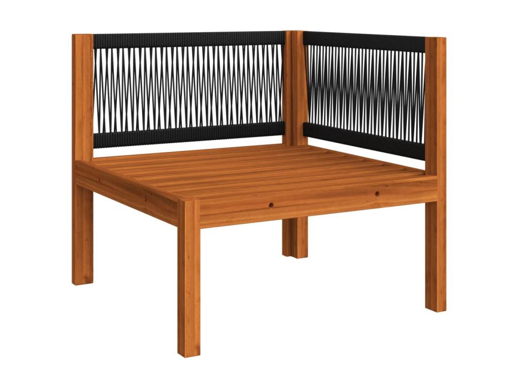 8-piece garden furniture set with cushions, cream color, solid Boisona wood, GYZZ11739