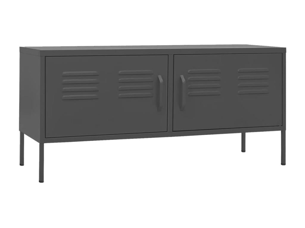 Anthracite TV stand 105x35x50 cm Steel CGKM54919