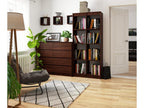 Boisona R80 Wenge Office Bookcase, 80 cm Wenge Front, 8 Shelves, 80x35x180 cm UBXS79533