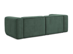 3-seater modular sofa in chenille fabric - green - Nobellea QQPB56024