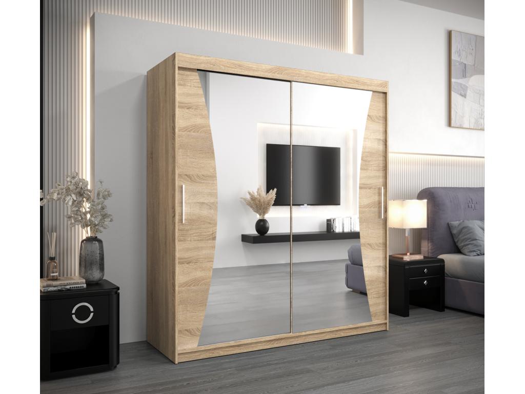 Sliding Door Wardrobe 200/180/62 2 Doors IYJO16548