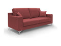 Nobellea Waterproof Stain-Resistant Fabric Sofa T03 186 cm Red OXTJ14455
