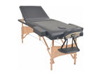 Black folding massage table 221x90x65 cm 02 0001869 CJHD23810