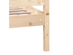 Solid wood bed frame 200x200 cm IWHY76242