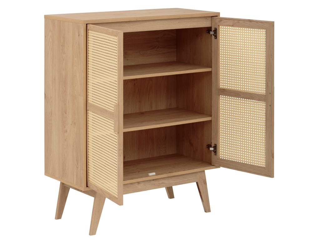 Nobellea 2-Door Wardrobe Oak RMZU46874