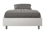 Boisona BYGR97468 Upholstered Storage Bed 140x210 White Faux Leather