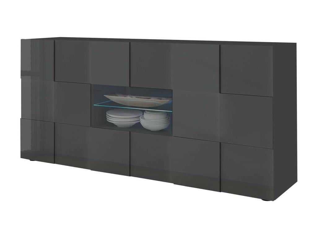 Boisona sideboard 181 cm gray JZAU07969