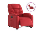 Electric Recliner Chair, Red Faux Leather OLQM65084