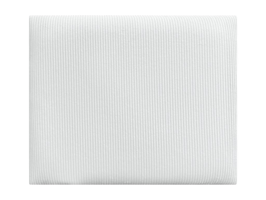 Boisona Upholstered Headboard in High-Quality Corduroy, Boisona Interior composed of interchangeable self-adhesive panels, white, 80 cm KMSH02192