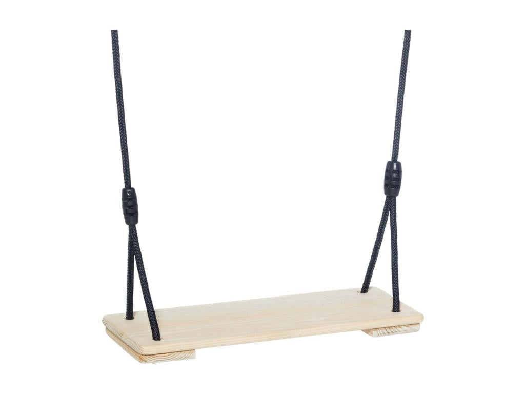 Special tree swing with treated pine seat and soft rope LKPL77709