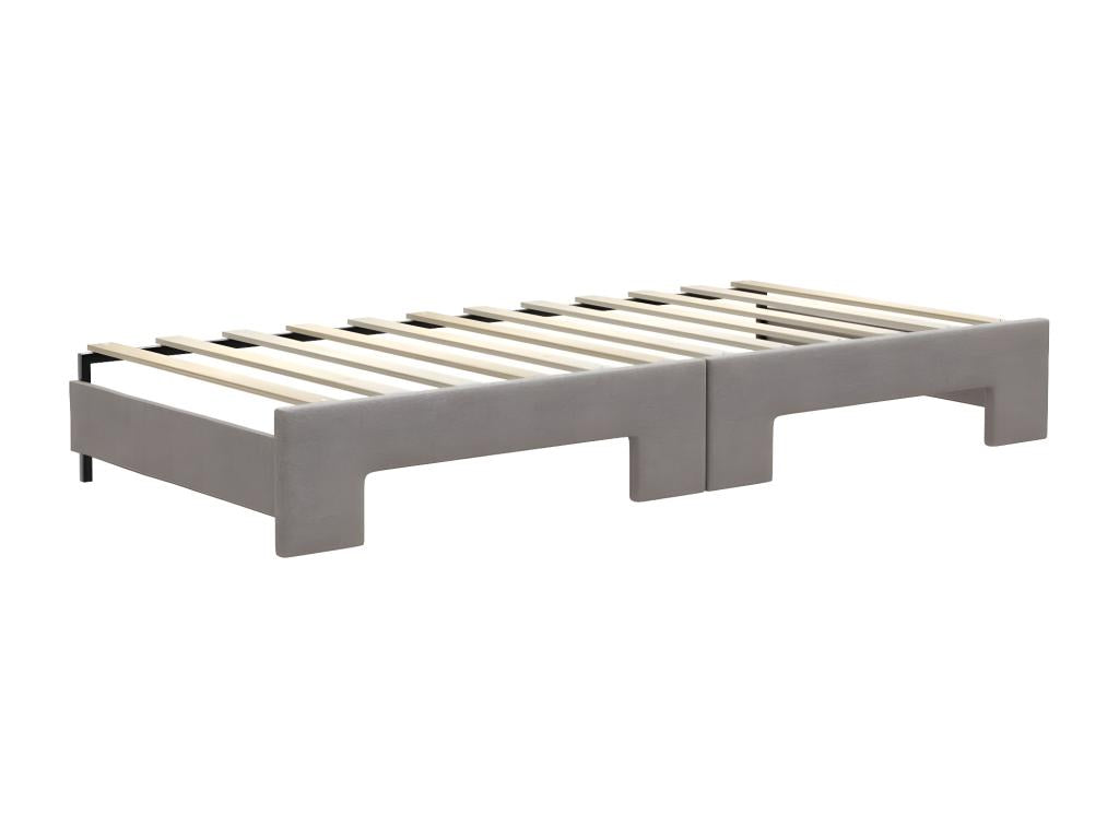 Daybed with pull-out bed and drawers Nobellea 90x200 cm fabric DZZO83645