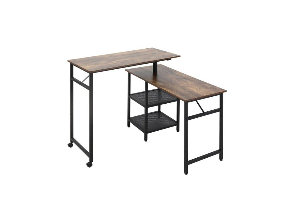 Nobellea brown corner desk BFLZ26577