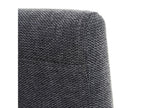 2x Boisona dining chair/kitchen chair - anthracite grey fabric, light legs XIZM97124