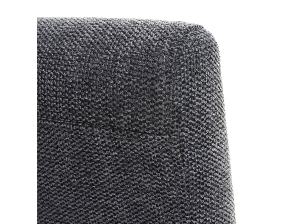 2x Boisona dining chair/kitchen chair - anthracite grey fabric, light legs XIZM97124