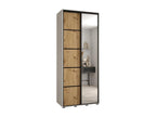 Boisona 5 Sliding Door Wardrobe 235.2/120/45 2 Doors White/Boisona/Black QEXJ82168