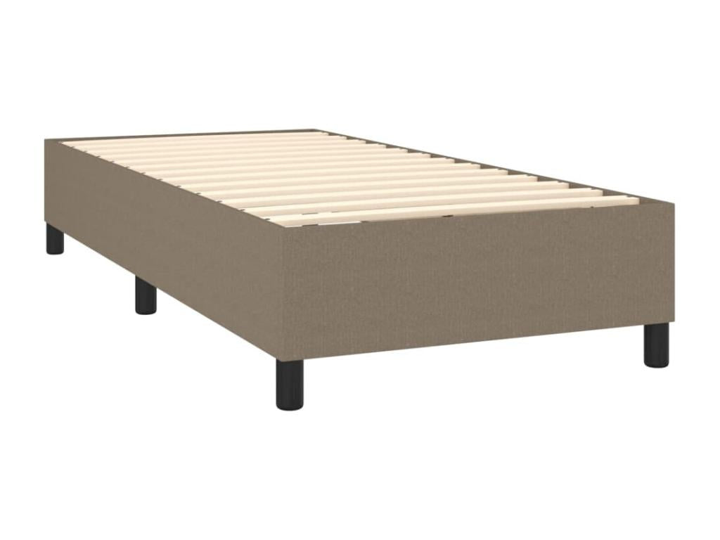Upholstered bed base with Nobellea mattress 90x200 cm Fabric HANM62555