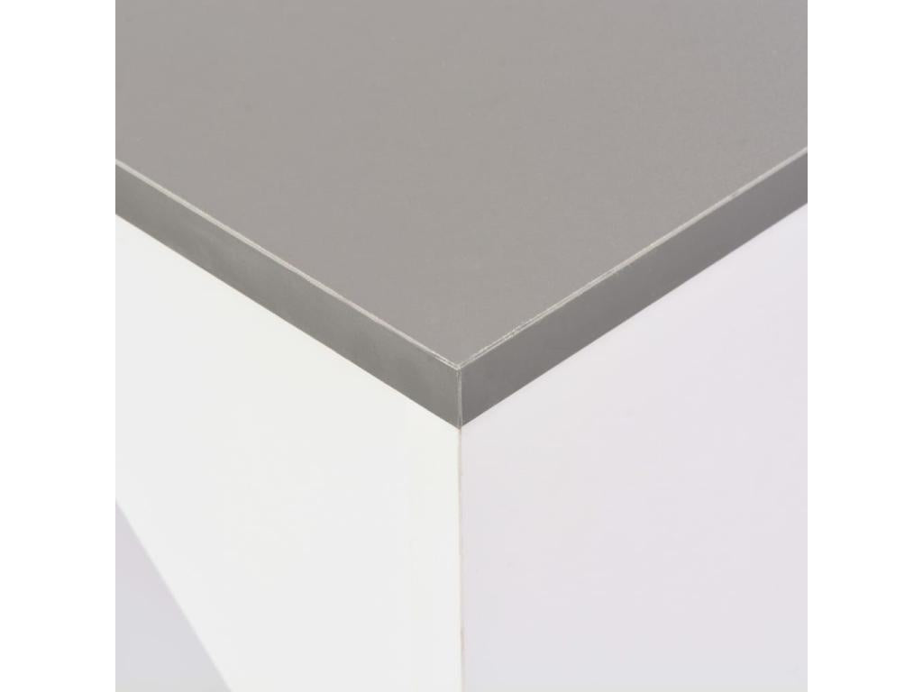 White standing high dining table 138x40x120 cm 0902047 JZXP76210