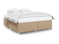 Cappuccino 180x200 cm faux leather bed frame without mattress MUXQ99684