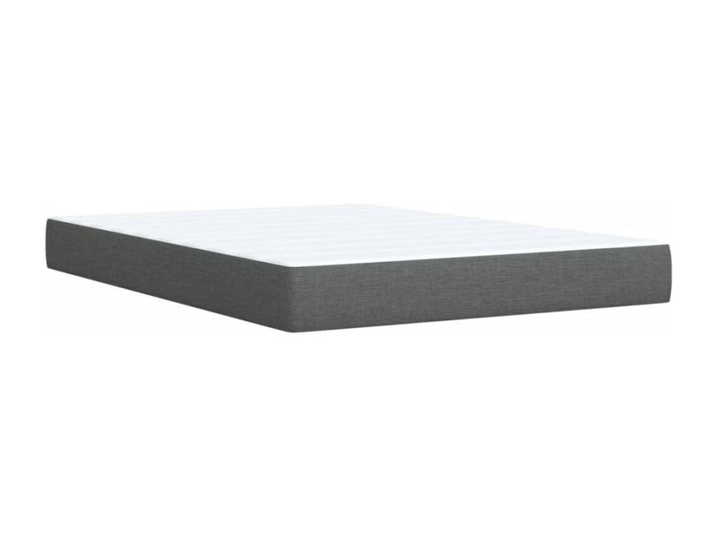Nobellea bed base with mattress, Dark Grey 140x200cm, Fabric GRDN20469