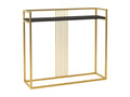 Nobellea 109 Console Table, Gold - Black, 90x100x30cm, RTIP80712
