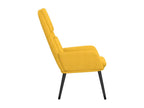 Mustard Yellow Fabric Relaxation Chair EVSQ35889